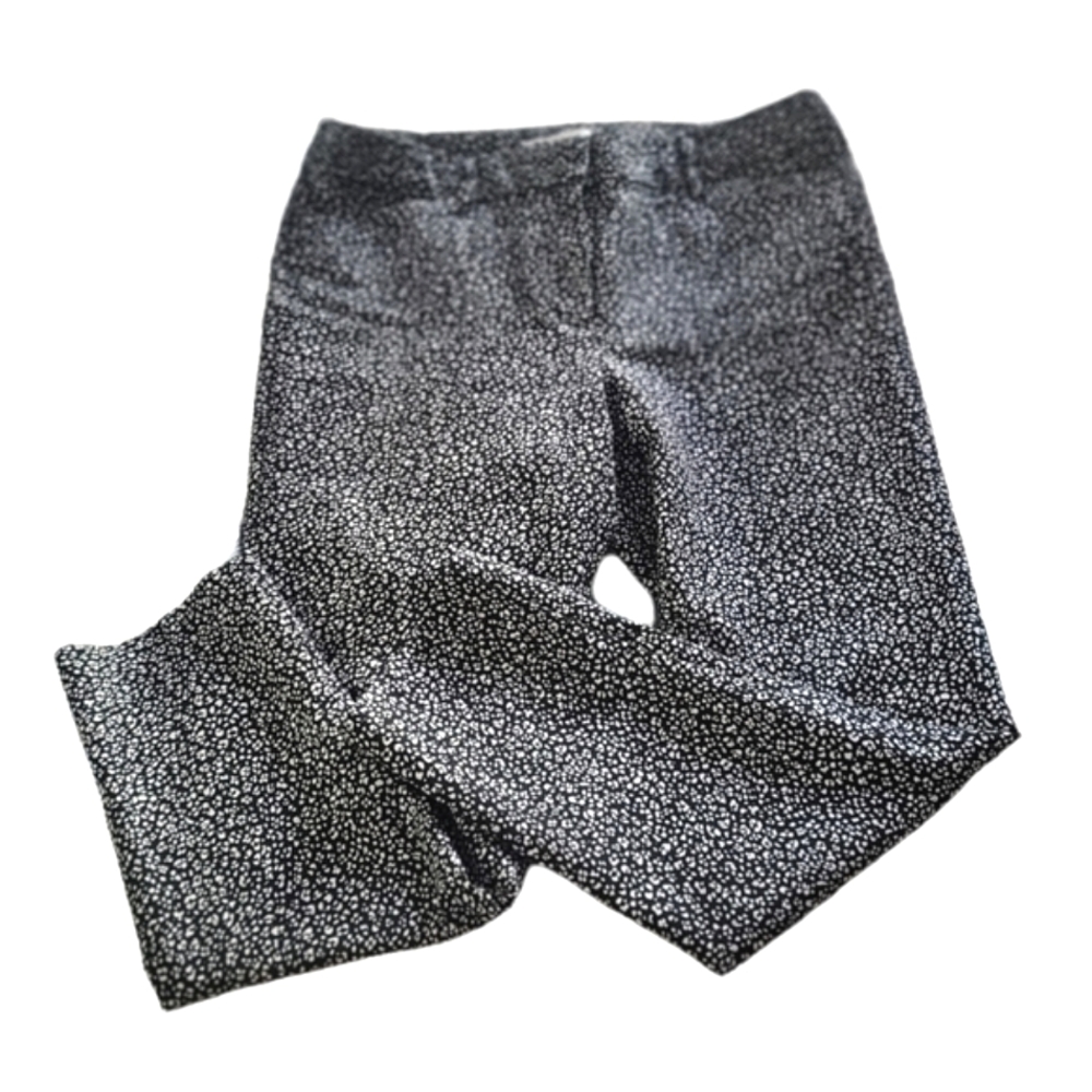 Liz Claiborne Emma Black and White Cropped Pants Size 8